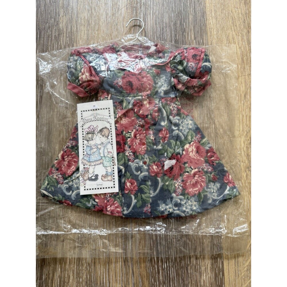RARE Daisy Kingdom Doll Dress Floral Design ~ Fits 18” Dolls